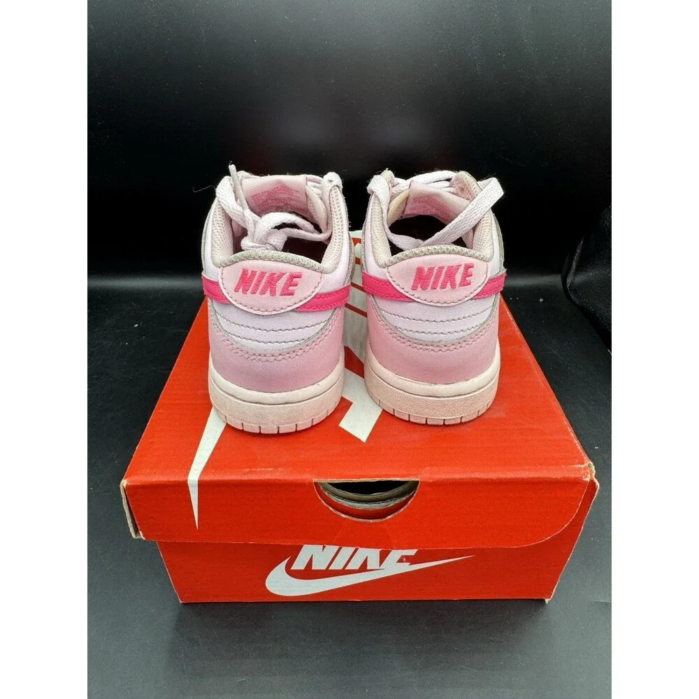 Nike Dunk Low PS 'Triple Pink' Toddler Size 13c
